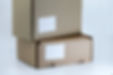 close-up image of cardboard boxes