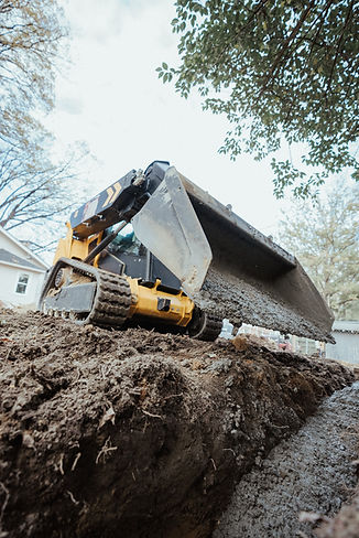 Excavation terrassement john deer