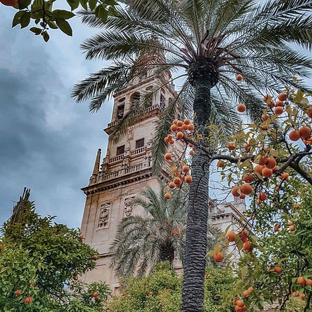 Iconic 12th-century minaret turned bell tower. Originally built by Almohads, topped with Renaissance spire.