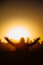 man glorifying God