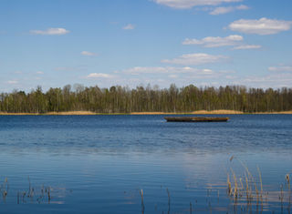 Vue aérienne d’un parc naturel jurassien avec lac et forêt