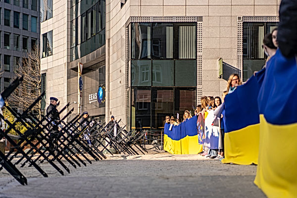Ukrainian war protest by Anastasiia Krutota