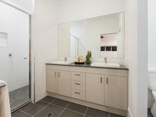 Traditional Vanity Cabinets with Modern Upgrades for a Classic Look