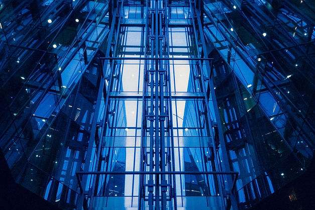 Interior of Elevator Shaft