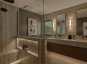 modern bathroom interior