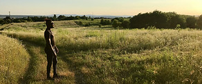 Man standing in a field