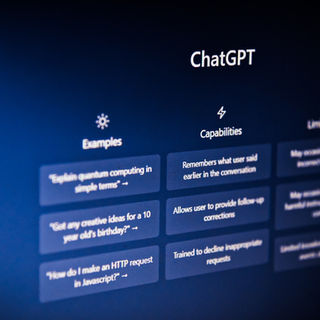 interface ChatGPT utilisée pour rechercher un prestataire entreprise