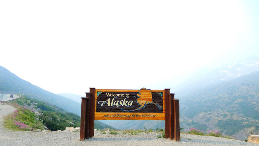 alaska state sign