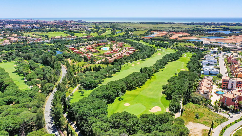 drone footage of the san lorenzo golf course