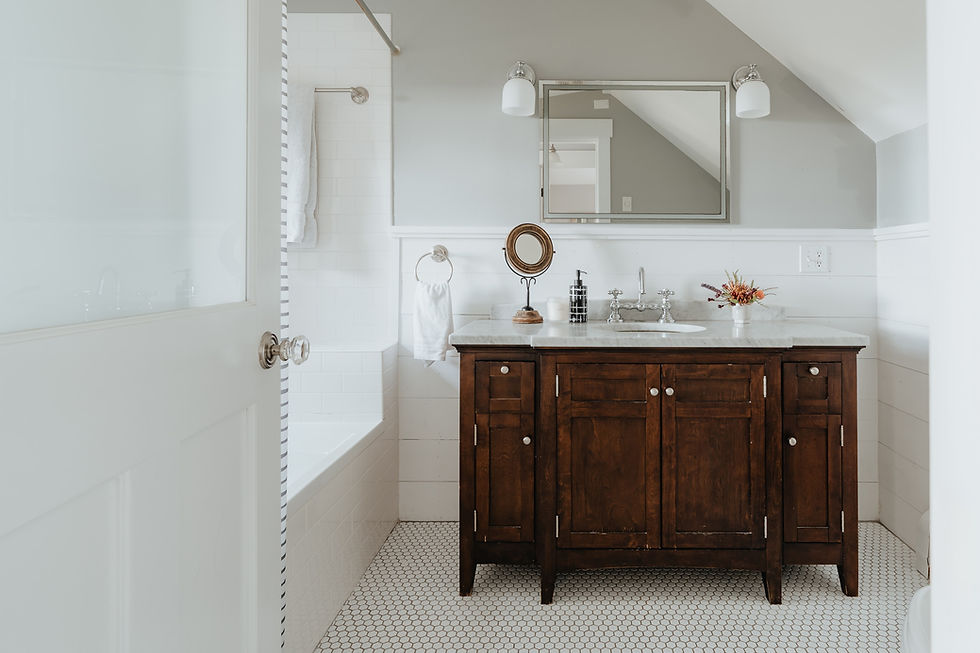 New Vanity in the bathroom