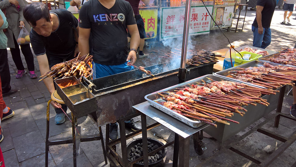 Barbecue en Chine