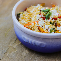 Quinoa-Salat mit Feta und Granatapfel