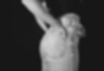 Black and white image of a woman in jeans, highlighting a successful weight loss journey with Dew. KC.