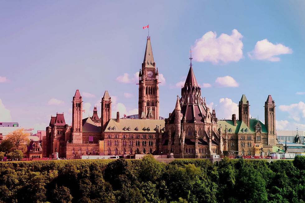 Canadian Parliament building in Ottawa