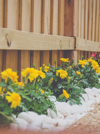 wood fence builders landscapers, flower addition, San Leandro
