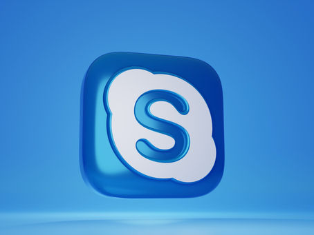 Logo do aplicativo Skype