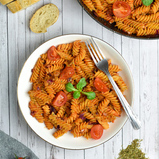 Pasta Spirals In Tomato Sauce