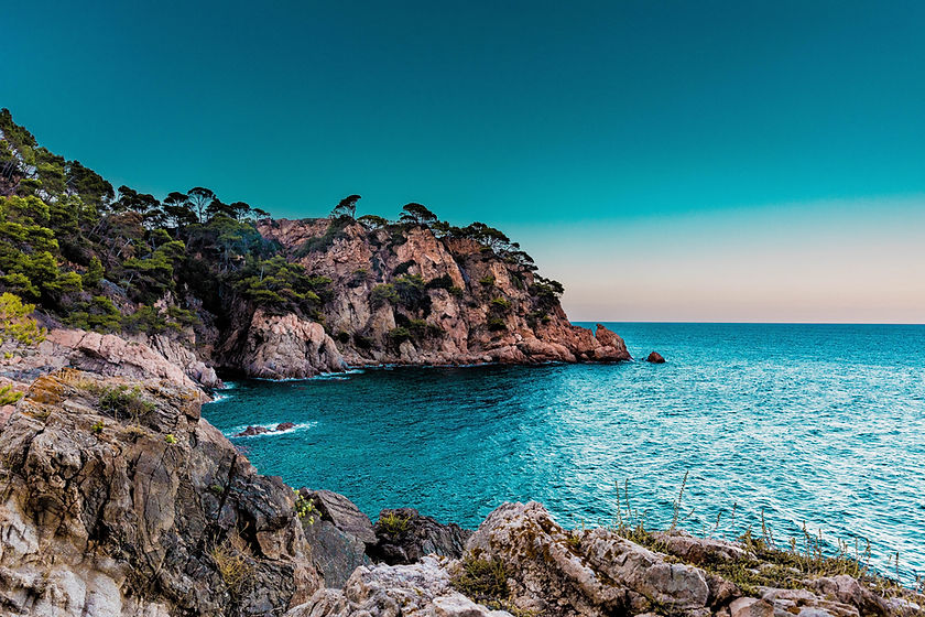rocher en bord de mer