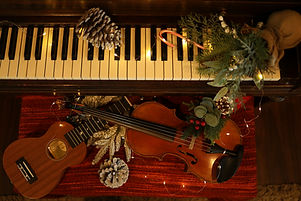 The pictures represent Music Therapy for Autism Events