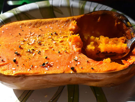 Delicious roasted butternut squash