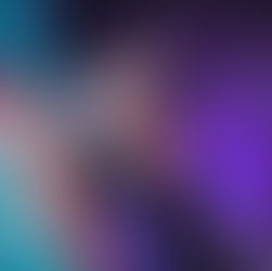 Close-up of a hand using a stylus on a colorful tablet screen, with purple lighting and a focused creative mood