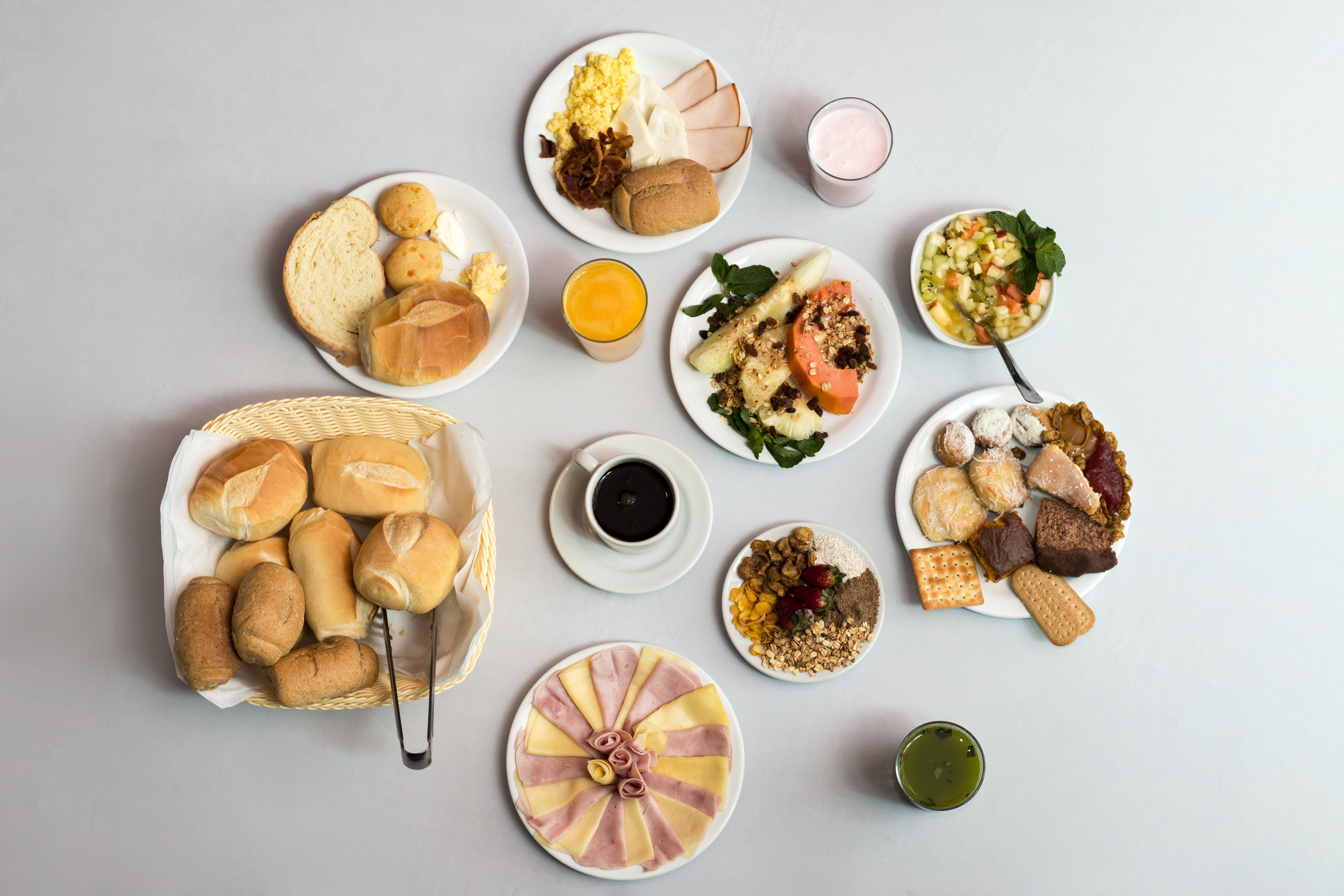 Arranged Food and Objects