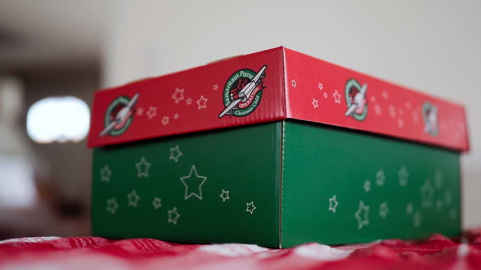 Friends & Family "Packing Shoeboxes"