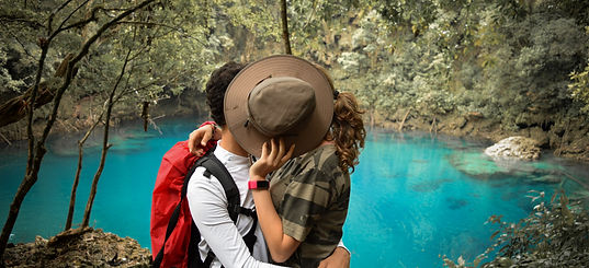 Couple travelers