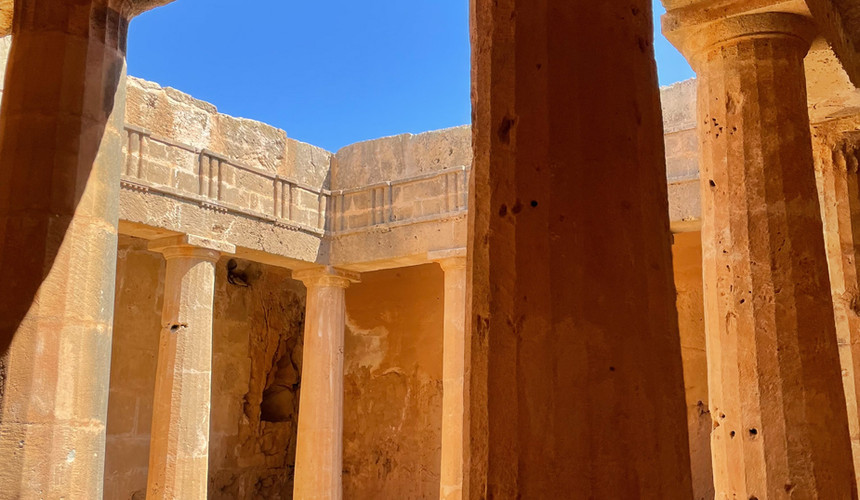 Tomb of the Kings in Paphos, Cyprus