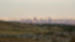 Denver skyline as seen from the mountains above Golden CO