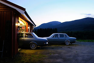 two cars