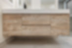 mixed wood cabinet