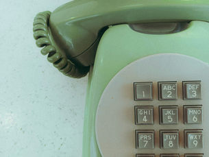 A telephone dial pad.