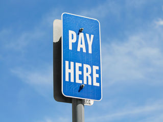 Pay here sign