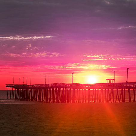 Virginia Coast at Sunset