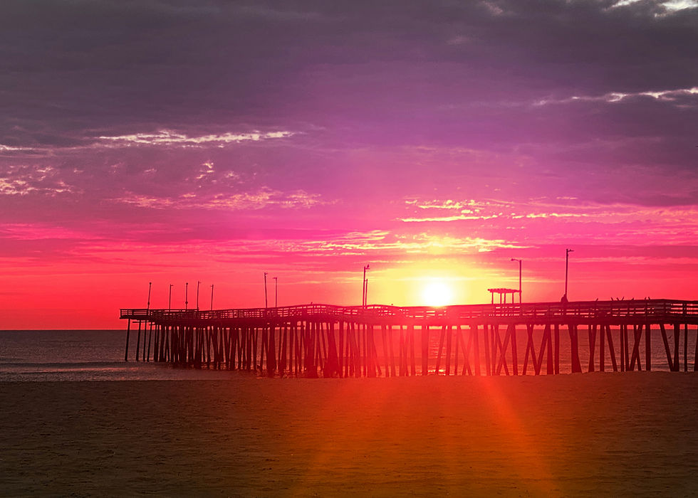 Virginia Coast at Sunset
