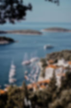 Croatia Adriatic coastline and historic coastal town luxury travel