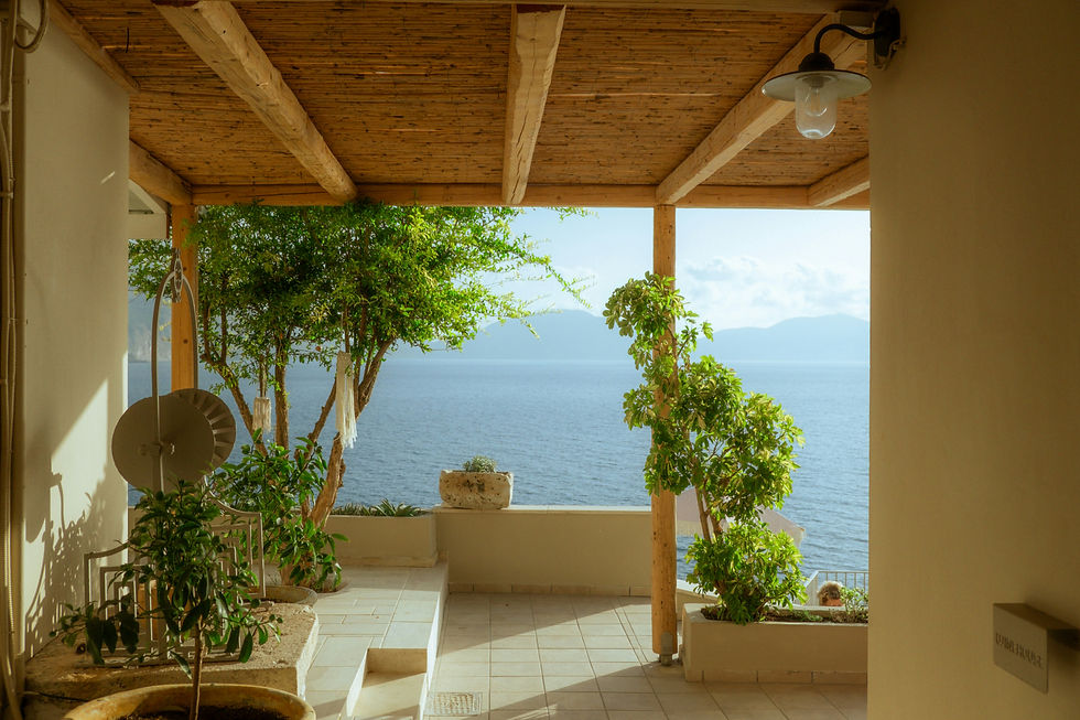 decoration mobil-home au bord de la mer