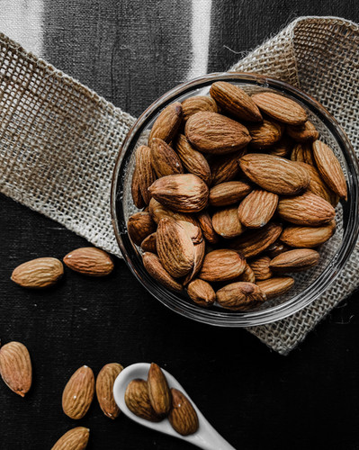 imported almonds