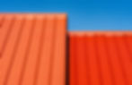 Vibrant orange metal roofs