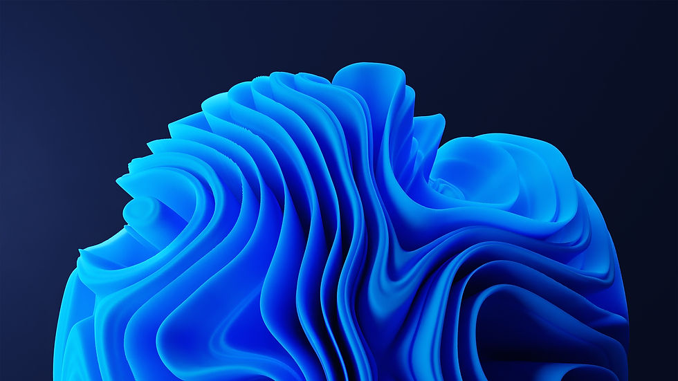 Blue Abstract Art