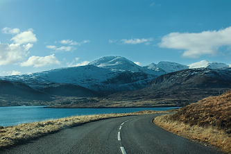 Road from Stornoway to Isle of Harris