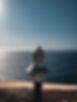 Our Company Vision: binoculer facing the sea
