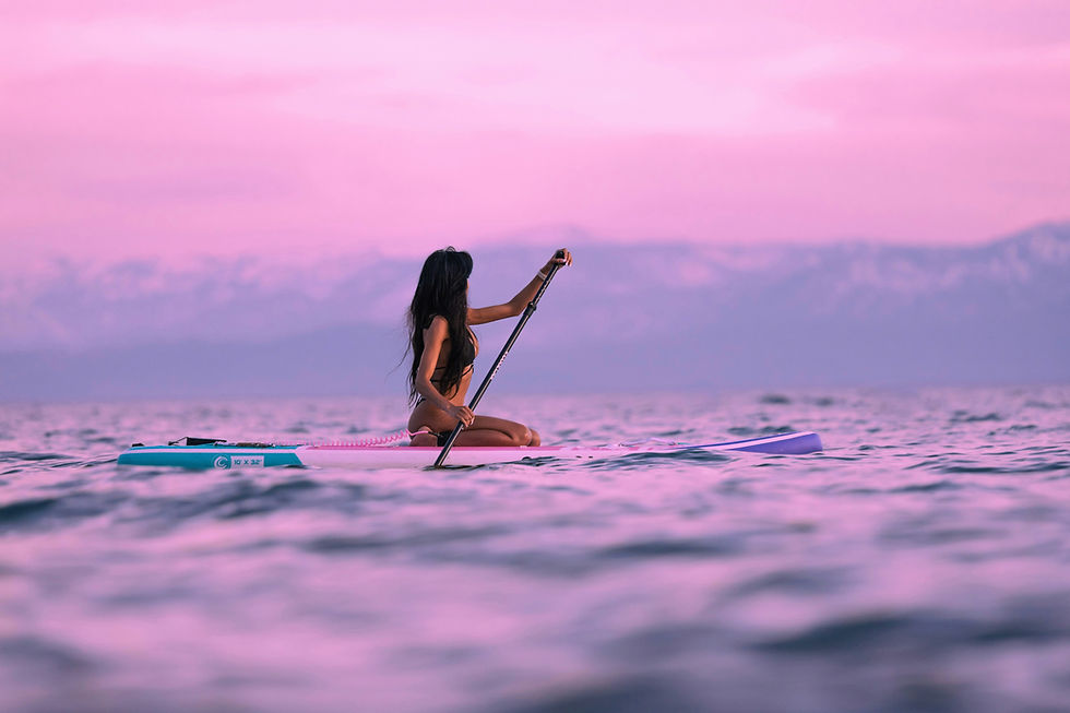 Paddleboarding on the Ibiza yoga retreats