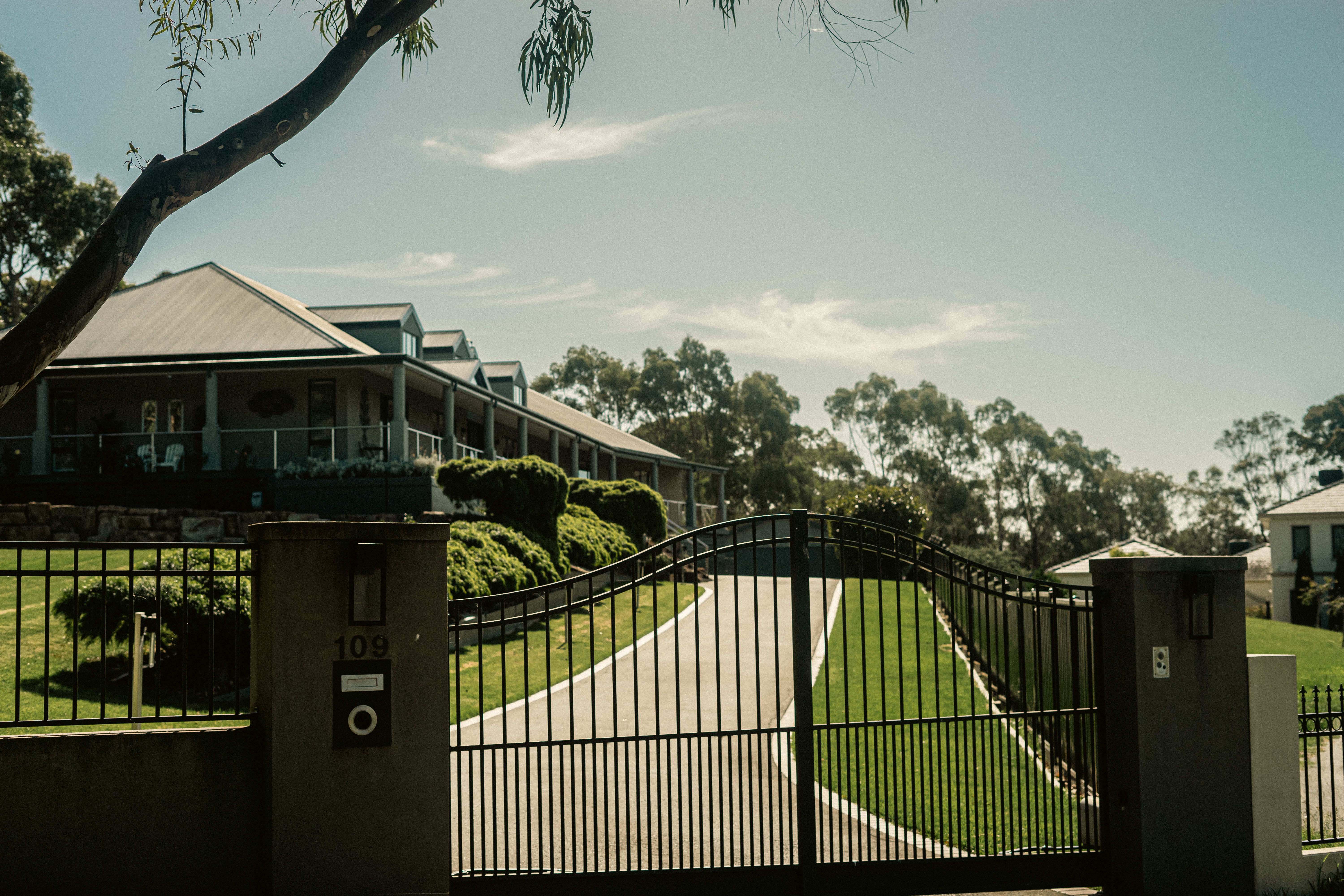 Double Swing Entry Gates
