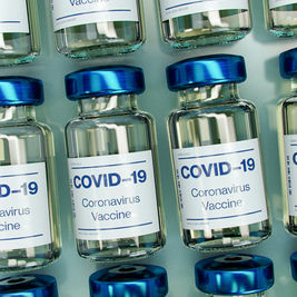 Frascos de Vacinas para o COVID - 19