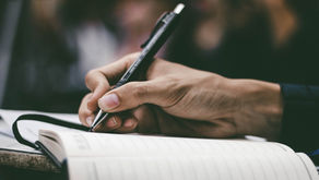Writing in a journal