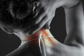Someone with chronic neck pain