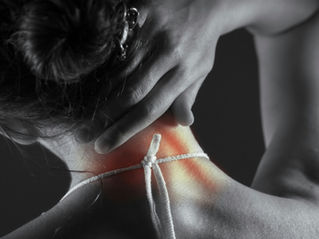 Someone with chronic neck pain
