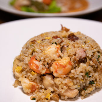 Delicious shrimp fried rice